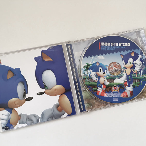 Sonic History of the 1st Stage Original Soundtrack Blue Edition